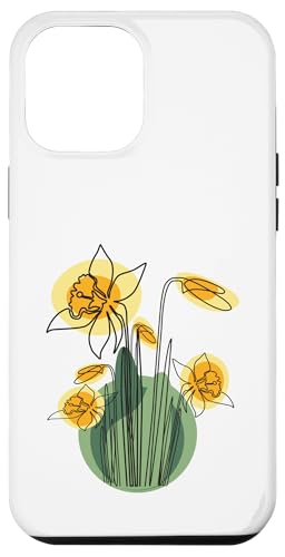 Vintage florale gelbe wilde Narzissenblüten Grafiken Hülle für iPhone 12 Pro Max Vintage florale gelbe wilde Narzissenblüten Grafiken Hülle für iPhone 12 Pro Max von Frauen Blumenblumen Boho Grafik