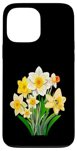 Vintage florale gelbe wilde Narzissenblüten Grafiken Hülle für iPhone 13 Pro Max Vintage florale gelbe wilde Narzissenblüten Grafiken Hülle für iPhone 13 Pro Max von Frauen Blumenblumen Boho Grafik