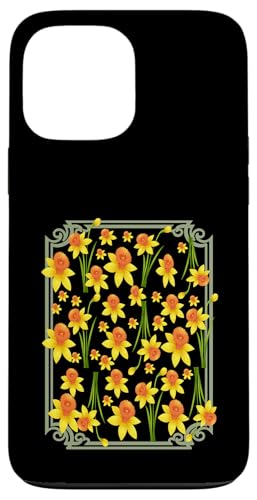 Vintage florale gelbe wilde Narzissenblüten Grafiken Hülle für iPhone 13 Pro Max Vintage florale gelbe wilde Narzissenblüten Grafiken Hülle für iPhone 13 Pro Max von Frauen Blumenblumen Boho Grafik