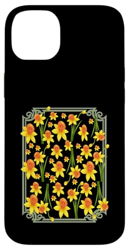 Vintage florale gelbe wilde Narzissenblüten Grafiken Hülle für iPhone 14 Plus Vintage florale gelbe wilde Narzissenblüten Grafiken Hülle für iPhone 14 Plus von Frauen Blumenblumen Boho Grafik
