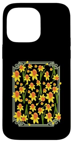 Vintage florale gelbe wilde Narzissenblüten Grafiken Hülle für iPhone 14 Pro Max Vintage florale gelbe wilde Narzissenblüten Grafiken Hülle für iPhone 14 Pro Max von Frauen Blumenblumen Boho Grafik