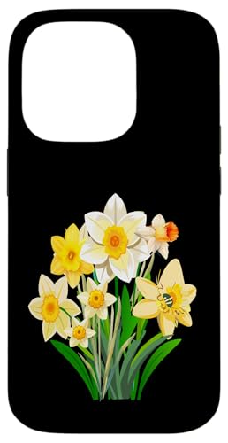 Vintage florale gelbe wilde Narzissenblüten Grafiken Hülle für iPhone 14 Pro Vintage florale gelbe wilde Narzissenblüten Grafiken Hülle für iPhone 14 Pro von Frauen Blumenblumen Boho Grafik
