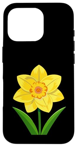 Vintage florale gelbe wilde Narzissenblüten Grafiken Hülle für iPhone 16 Pro Vintage florale gelbe wilde Narzissenblüten Grafiken Hülle für iPhone 16 Pro von Frauen Blumenblumen Boho Grafik