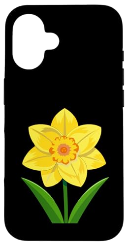 Vintage florale gelbe wilde Narzissenblüten Grafiken Hülle für iPhone 16 Vintage florale gelbe wilde Narzissenblüten Grafiken Hülle für iPhone 16 von Frauen Blumenblumen Boho Grafik
