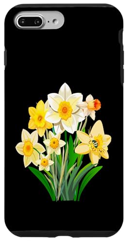 Vintage florale gelbe wilde Narzissenblüten Grafiken Hülle für iPhone 7 Plus/8 Plus Vintage florale gelbe wilde Narzissenblüten Grafiken Hülle für iPhone 7 Plus/8 Plus von Frauen Blumenblumen Boho Grafik