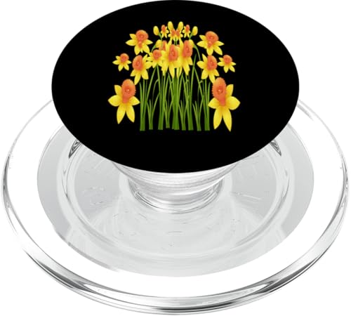 Vintage florale gelbe wilde Narzissenblüten Grafiken PopSockets PopGrip für MagSafe Vintage florale gelbe wilde Narzissenblüten Grafiken PopSockets PopGrip für MagSafe von Frauen Blumenblumen Boho Grafik