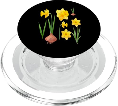 Vintage florale gelbe wilde Narzissenblüten Grafiken PopSockets PopGrip für MagSafe Vintage florale gelbe wilde Narzissenblüten Grafiken PopSockets PopGrip für MagSafe von Frauen Blumenblumen Boho Grafik