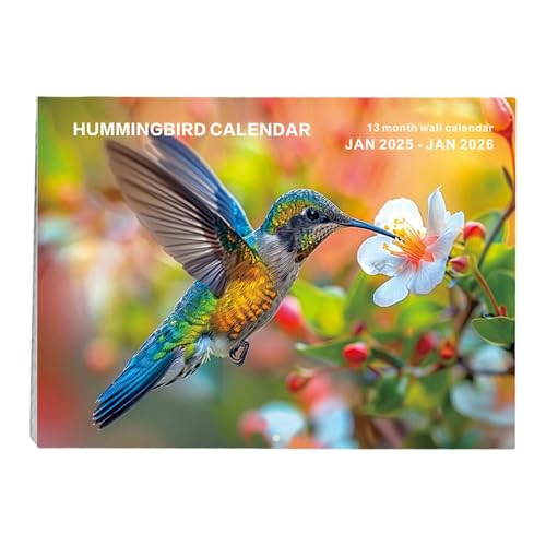 2025 Hummingbird Calendar - Brightly Colored Wall Planner, Perfect For Apartments, Dormitories, Work Areas, Living Rooms, And Bedrooms Hummingbird Wall Calendar 2025 - Colorful English Planner For Ea 2025 Hummingbird Calendar - Brightly Colored Wall Planner, Perfect For Apartments, Dormitories, Work Areas, Living Rooms, And Bedrooms Hummingbird Wall Calendar 2025 - Colorful English Planner For Ea von Fravsiu