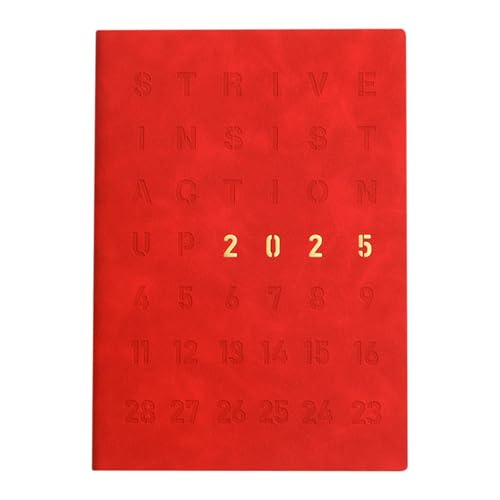 2025 Tagesplaner 2025, PU-Lederhülle, tragbarer Wochenplaner, Organizationaler Tagesplaner, kompakter Zeitmanagementbuch, Stylischer Planer für Schüler 2025 Tagesplaner 2025, PU-Lederhülle, tragbarer Wochenplaner, Organizationaler Tagesplaner, kompakter Zeitmanagementbuch, Stylischer Planer für Schüler von Fravsiu