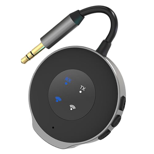 Auto Wireless FM Transmitter | Car FM Transmitter | Function Audio Player und Radio Adapter | Wireless 5.3 Receiver mit Mikrofon für Smartphones | Noise Reduction Technology für Clear Sound von Fravsiu