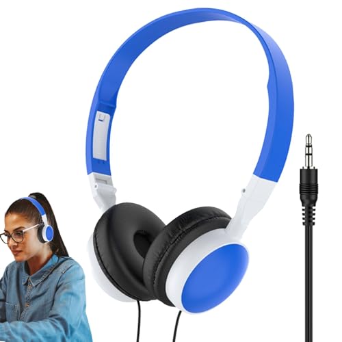 Computerkopfhörer | kabelgebundenes Over-Ear-Kopfhörer | faltbares -Headset | Computer-Kopfhörer mit Geräuschunterdrückung, Ohrhörer, Computer-Kopfhörer mit Mikrofon, kabelgebundene Kopfhörer Computerkopfhörer | kabelgebundenes Over-Ear-Kopfhörer | faltbares -Headset | Computer-Kopfhörer mit Geräuschunterdrückung, Ohrhörer, Computer-Kopfhörer mit Mikrofon, kabelgebundene Kopfhörer von Fravsiu