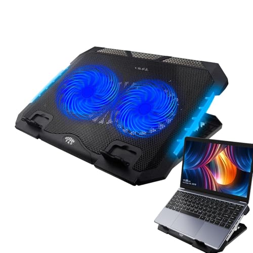 Einstellbarer Laptop-Kühlständer | Tragbares Kühlkissen | Kompaktes Kühlkissen für Laptop-Lüfter | Kühler Ständer von Fravsiu