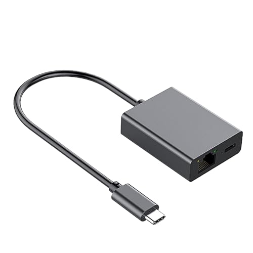 Ethernet-LAN-Adapter | Netzwerkadapter mit Ladeanschluss | Ethernet-LAN-Netzwerkadapter | USB-Ethernet-Konverter High Speed mit LED-Anzeigen, keine Treiber erforderlich und Installation f Ethernet-LAN-Adapter | Netzwerkadapter mit Ladeanschluss | Ethernet-LAN-Netzwerkadapter | USB-Ethernet-Konverter High Speed mit LED-Anzeigen, keine Treiber erforderlich und Installation f von Fravsiu