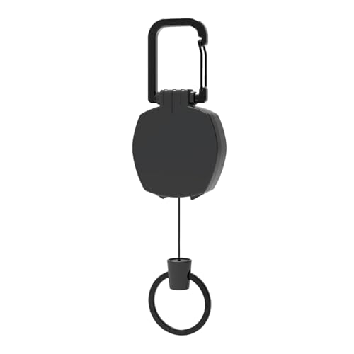 Fravsiu Ausweishalter mit Karabiner, einziehbare und robuste Ausweisspulen, Ausweisspule mit Schlüsselringaufzieher, vielseitig verwendbare Schlüsselbandabzeichenspulen mit Nylonseil Fravsiu Ausweishalter mit Karabiner, einziehbare und robuste Ausweisspulen, Ausweisspule mit Schlüsselringaufzieher, vielseitig verwendbare Schlüsselbandabzeichenspulen mit Nylonseil von Fravsiu