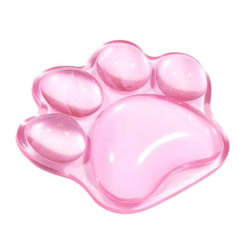 Fravsiu Ergonomische Handballenauflage, transparentes Handgelenkstützkissen | Weiche Handgelenkauflage in Katzenpfotenform – Stützkissen zur Linderung von Handbeschwerden Fravsiu Ergonomische Handballenauflage, transparentes Handgelenkstützkissen | Weiche Handgelenkauflage in Katzenpfotenform – Stützkissen zur Linderung von Handbeschwerden von Fravsiu