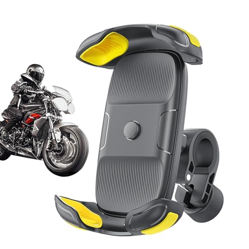 Fravsiu Motorrad-Telefonhalterung, Telefonhalterung für Motorlenker | Smartphone-Halterung mit drehbarem Motor | rutschfeste Navigationshalterung für Motocross, für Auto Fravsiu Motorrad-Telefonhalterung, Telefonhalterung für Motorlenker | Smartphone-Halterung mit drehbarem Motor | rutschfeste Navigationshalterung für Motocross, für Auto von Fravsiu