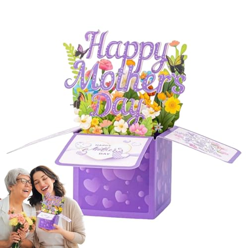 Fravsiu Pop Up Karte zum Muttertag, glückliche Muttertagskarte, Pop-up-Grußkarte aus 3D-Blumen für Mutter - Zeigen Sie Ihre Liebe Expres Gratitude Souvenir Dekorationen Fravsiu Pop Up Karte zum Muttertag, glückliche Muttertagskarte, Pop-up-Grußkarte aus 3D-Blumen für Mutter - Zeigen Sie Ihre Liebe Expres Gratitude Souvenir Dekorationen von Fravsiu