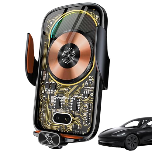 Kabelloses Kfz-Ladegerät mit magnetischem Telefonhalter | Air Vent Mount für Smartphones | 360 Grad drehbare Telefonhalterung für bequemes Laden und Navigation während der Fahrt Kabelloses Kfz-Ladegerät mit magnetischem Telefonhalter | Air Vent Mount für Smartphones | 360 Grad drehbare Telefonhalterung für bequemes Laden und Navigation während der Fahrt von Fravsiu