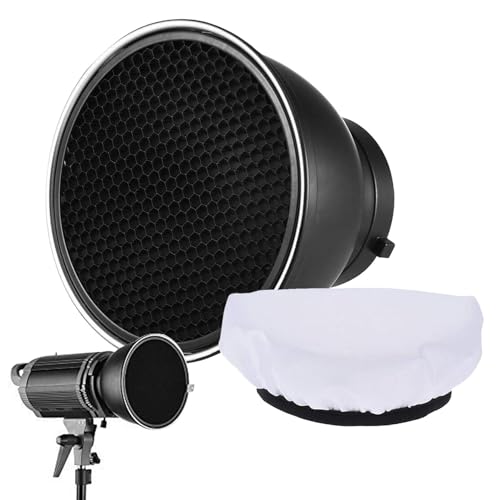 Light Diffuser für Fotografie – 17,8 cm Lamp Sock-Diffuser Cover – weicher Stoff Strobe Reflector Gitter für tragbare Outdoor-Beleuchtung 7 Zoll (17,8 cm) Lamp Sock Light Diffuser – Tragbare von Fravsiu