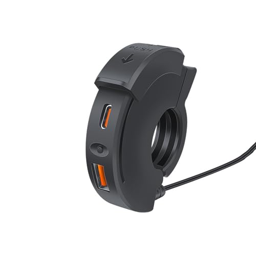 Motorrad Telefon-Ladegerät, kompaktes USB-Ladegerät, wasserdichtes Motorrad-Handy-Ladegerät | Ultra schmaler SAE-USB-Adapter | Ideal für 12 Motorräder und Mountainbikes 24 V | Praktisches Aufladen für Motorrad Telefon-Ladegerät, kompaktes USB-Ladegerät, wasserdichtes Motorrad-Handy-Ladegerät | Ultra schmaler SAE-USB-Adapter | Ideal für 12 Motorräder und Mountainbikes 24 V | Praktisches Aufladen für von Fravsiu