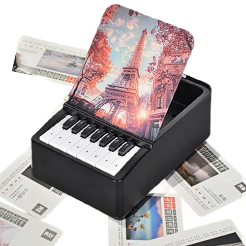 Schreibtischkalender, Music Desk Kalender, Playable Finger Piano Monthly Desk Kalender mit 32 berühmten Songs, Creative Aesthetic Room Decor for Music Lovers, Musical Desk Calendar for Home or Office Schreibtischkalender, Music Desk Kalender, Playable Finger Piano Monthly Desk Kalender mit 32 berühmten Songs, Creative Aesthetic Room Decor for Music Lovers, Musical Desk Calendar for Home or Office von Fravsiu