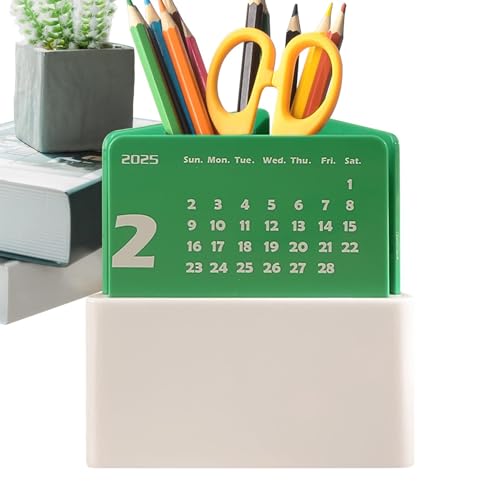 Schreibtischkalender 2025 mit Stift-Organizer, Schreibtisch-Monatskalender mit integriertem Stifthalter für Schreibtisch, Tisch und , ideal für den Gebrauch zu Hause und im Büro, Kalender Schreibtischkalender 2025 mit Stift-Organizer, Schreibtisch-Monatskalender mit integriertem Stifthalter für Schreibtisch, Tisch und , ideal für den Gebrauch zu Hause und im Büro, Kalender von Fravsiu