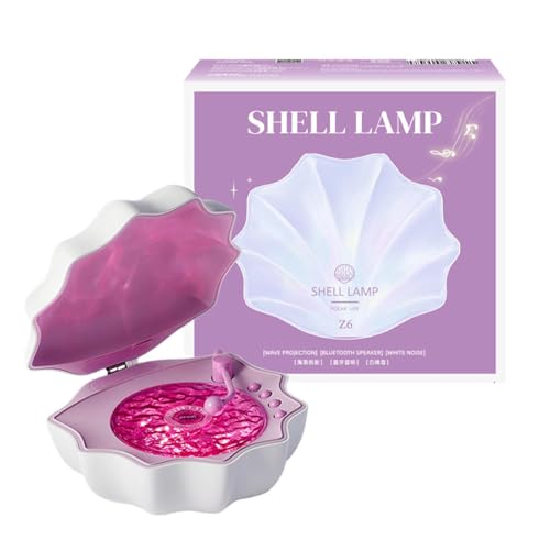 Shell Speaker mit Ambient-Licht, Shower Speaker, Wave Music Player und verstellbarem Nachtlicht, Moo-Lampe für Schlafzimmer und Wohnzimmer, Shower mit Schalendesign, Ambient Light und Wave Music Pla Shell Speaker mit Ambient-Licht, Shower Speaker, Wave Music Player und verstellbarem Nachtlicht, Moo-Lampe für Schlafzimmer und Wohnzimmer, Shower mit Schalendesign, Ambient Light und Wave Music Pla von Fravsiu