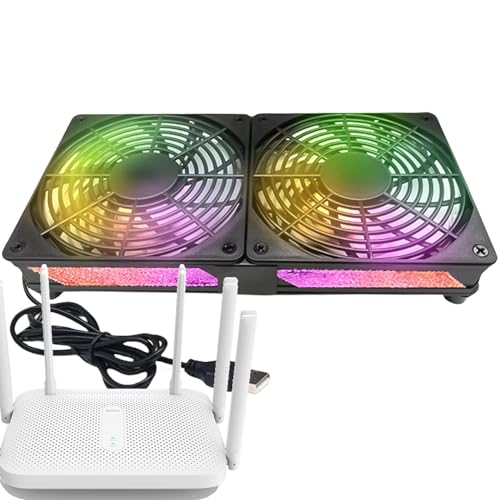 Tragbarer USB-Kühlventilator | leiser und effizienter USB-Lüfter | USB-Ventilator mit mehrfarbigem Licht | Kühlmatte für Laptop, tragbarer Ventilator U Tragbarer USB-Kühlventilator | leiser und effizienter USB-Lüfter | USB-Ventilator mit mehrfarbigem Licht | Kühlmatte für Laptop, tragbarer Ventilator U von Fravsiu