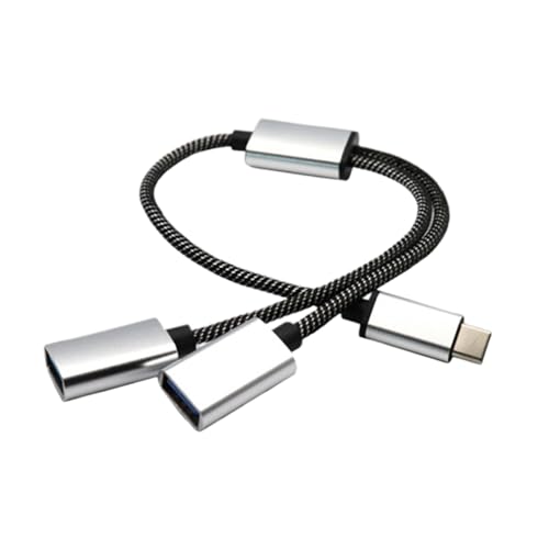 USB Splitter, Data Charger Cord, 2 in 1 Adapter, Fast Transfer Speed, Port Expansion, Compact Black Size, Excellent for Pc, Laptop, Camera, Desktop and Keyboard Connectivity USB Splitter, Data Charger Cord, 2 in 1 Adapter, Fast Transfer Speed, Port Expansion, Compact Black Size, Excellent for Pc, Laptop, Camera, Desktop and Keyboard Connectivity von Fravsiu