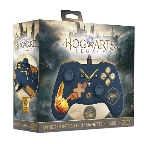 Freaks and Geeks Harry Potter Hogwarts Legacy Golden Snidget PC/XBOX Kabel Controller blau von Freaks and Geeks