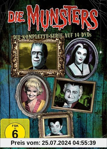 Die Munsters - Die komplette Serie [14 DVDs] von Fred Gwynne
