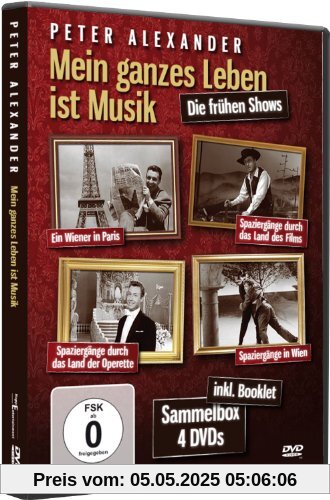 Peter Alexander - Mein ganzes Leben ist Musik (Sammelbox 4DVDs inkl. Booklet) von Fred Kraus