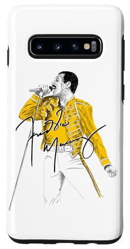 Hülle für Galaxy S10 Freddie Mercury gelbe Jacke von Freddie Mercury