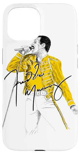 Hülle für iPhone 15 Freddie Mercury gelbe Jacke von Freddie Mercury