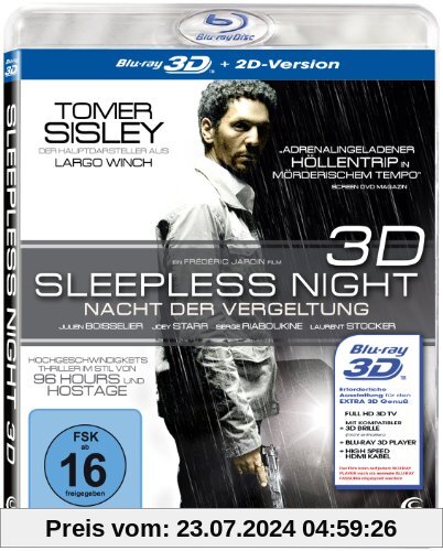 Sleepless Night - Nacht der Vergeltung [3D Blu-ray + 2D Version] von Frédéric Jardin