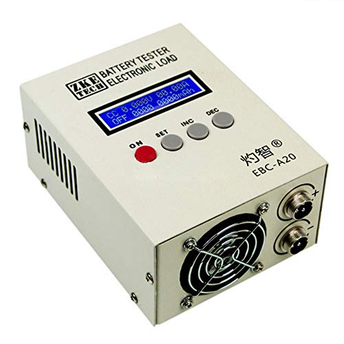 85W Elektronische Last Battery Tester Power, EBC-A20 Batterietester Akkutester Batterieprüfergerät mit Lade- und Entladefunktion für Batterie mobile Akku Kapazität von Frederimo