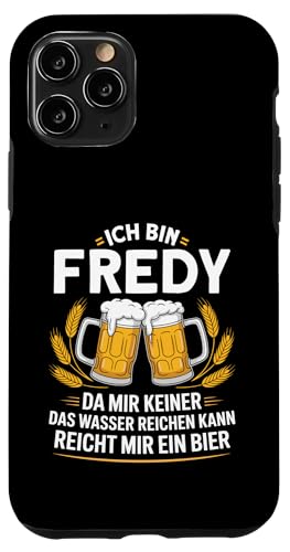 Lustiger Biertrinker Spruch für Fredy Hülle für iPhone 11 Pro von Fredy Vorname Lustiger Spruch für Biertrinker