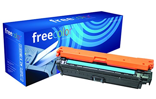 Freecolor CE271A für HP Color LaserJet CP5525, Premium Toner, wiederaufbereitet 15000 Seiten, bei 5% Deckung, cyan von Freecolor
