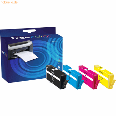 Freecolor Tinte kompatibel mit HP 364 XL MultiPack von Freecolor