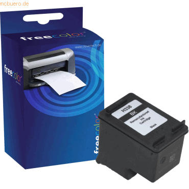Freecolor Tinte kompatibel mit HP C8765EE schwarz von Freecolor