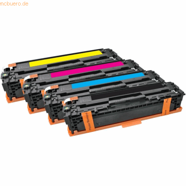 Freecolor Toner kompatibel mit HP 4-farbig LaserJet CP1215/CP1515 CMYK von Freecolor