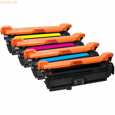Freecolor Toner kompatibel mit HP 4-farbig LaserJet CP3525 CMYK Multip von Freecolor