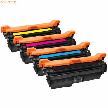 Freecolor Toner kompatibel mit HP 4-farbig LaserJet CP4025 CMYK MultiP von Freecolor