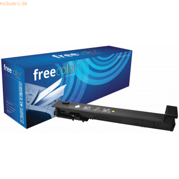 Freecolor Toner kompatibel mit HP 4-farbig LaserJet M855 (826A) gelb von Freecolor