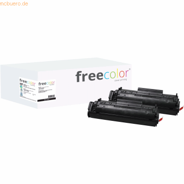Freecolor Toner kompatibel mit HP LaserJet 1010 (12A) VE=2 Stück von Freecolor