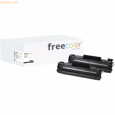 Freecolor Toner kompatibel mit HP LaserJet P1005/P1006 (35A) VE=2 Stüc von Freecolor