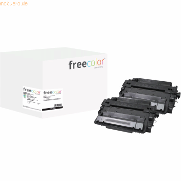Freecolor Toner kompatibel mit HP LaserJet P3015 (55X) High Yield VE=2 von Freecolor