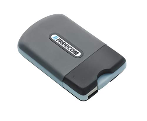 Freecom Tough Drive Mini SSD, 128 GB, 29 g, Spacegrau, Externe SSD, stoßfest, USB 3.0 SSD, SSD extern, für Windows & Mac OS X, tragbares Laufwerk, Antischockmechanismus von Freecom