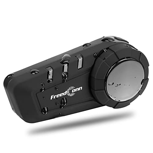 FreedConn KY PRO Bluetooth Motorrad Headset Intercom Motorrad Kommunikationssystem für Motorräder Motorradhelm Gegensprechanlage mit Geräuschunterdrückung und FM Radio von FreedConn