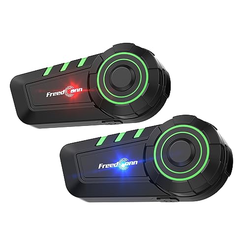 FreedConn Motorrad Bluetooth Headset KY Bluetooth Helm Gegensprechanlage Motorrad Kommunikationssysteme mit CVC Geräuschunterdrückung Stereo Musik IP65 für Voll-/Halbgesichtshelm Basic Einzelpersonen FreedConn Motorrad Bluetooth Headset KY Bluetooth Helm Gegensprechanlage Motorrad Kommunikationssysteme mit CVC Geräuschunterdrückung Stereo Musik IP65 für Voll-/Halbgesichtshelm Basic Einzelpersonen von FreedConn